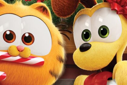 Garfield: Fora de Casa ganha pôster natalino fofo