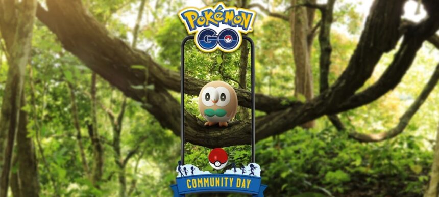 Pokémon GO anuncia Dia Comunitário de janeiro com foco em Rowlet